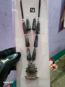 Necklace and earrings set women