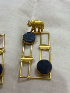 18K Plated Contemporary Earrings