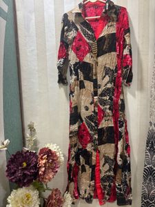 ❤️Patterned Maxi Shirt Dress❤️