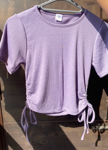Sss Lavender Crop Top
