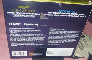 PARK AVENUE Premium Men&#39;s Soap Cool Blue Pack Of 4