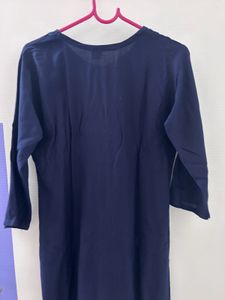 Navy Blue Kurta