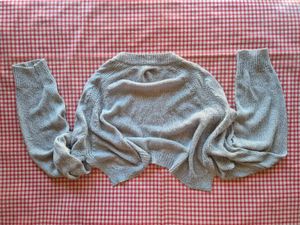 Knitted Gray Bolero