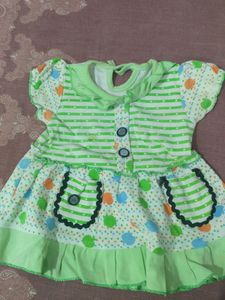 Pretty Frock For 3 Months Baby