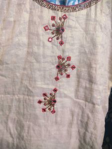 Elegant Kurta with net dupatta free