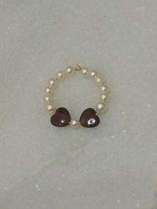 Pearl &amp; Heart Hopper Earrings