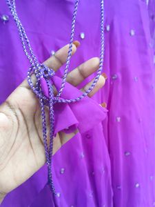 Elegant Purple Ethnic Gown