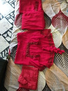 New Red Panjabi Suit