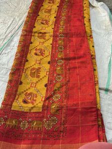 Red &amp; Yellow Saree