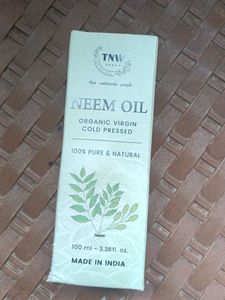 TNW Neem Oil 100% Pure &amp; Cold Pressed. (Unopened)