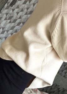 Cream Knit Sweater