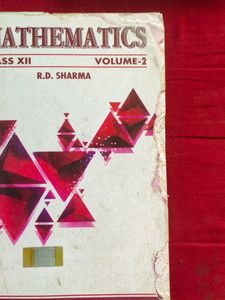 RD Sharma Maths Class 12th ( Vol.1,2)