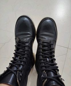 Black Leather Boots