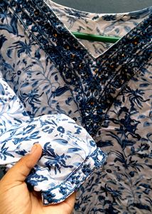 Floral Print Tunic Top