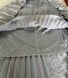 Size - 28 to 30 Silver Pleated Skirt