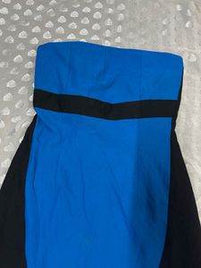 Chic Blue &amp; Black Dress