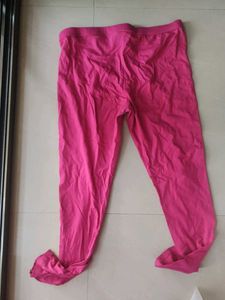 W  brands Pink Leggings One Time Used