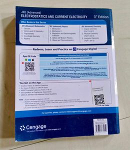 CENGAGE ELECTROSTATS &amp; CURRENT ELECTRICITY FOR JEE