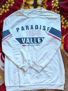 Paradise Valley White Sweatshirt