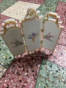 Imported Miniature Floral Screen Room Divider
