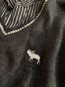 Sweater Vest &amp; Shirt Combo