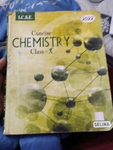 ICSE CLASS 10TH CHEMISTRY BOOK.