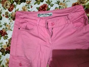 Pink Cargo Pants