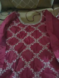 Maroon Indian Dress