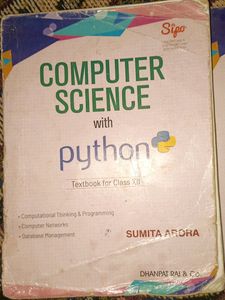 AComputer Science With Python (Sumita Arora) 12th