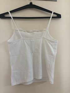 H&amp;M LACE DETAIL CAMI TOP