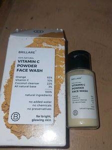 BRILLARE 100% Natural Vitamin C Powder Face Wash