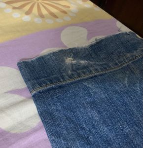 Wide Leg Denim Jeans