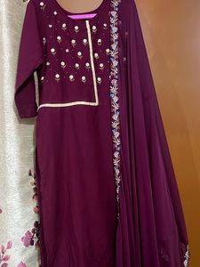 Embroidered Kurta &amp; Dupatta