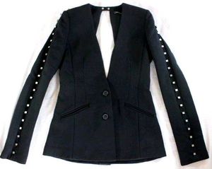 Silver Studded Backless