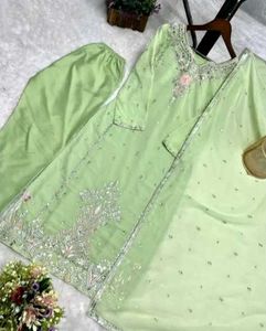 Top,Pant,With Dupatta