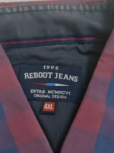Reboot Jeans Plaid Button-Up Shirt