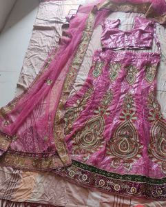 Pink Bridal Lehenga