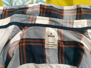 Wrogn Checkered Casual Shirt