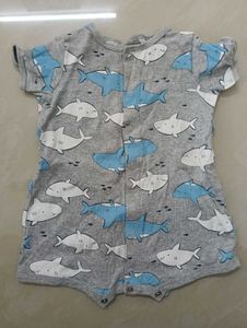Carter Shark Snap-Up Romper