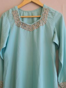 Blue Churidar