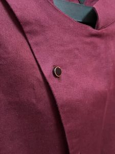 Indo Western Short Kurta For Men With Brooch