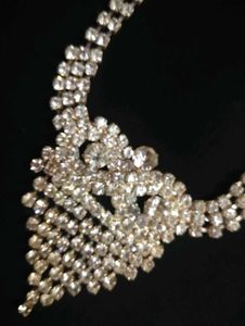 Sparkling Rhinestone Statement Necklace