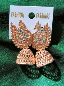 Price Drop 💥💥 Peacock Design Bronze Earrings..