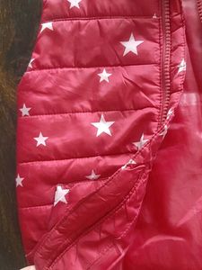 Red Star Padded Vest for girls