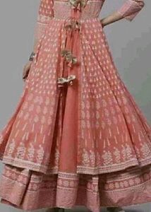 Anarkali Kurti Ethnic Set