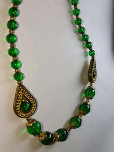 A beautiful green necklace