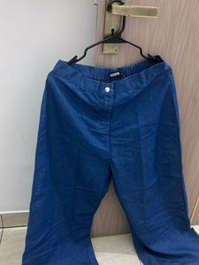 Blue Wide Leg Pants