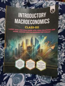 Introductory Macroeconomics Class XII