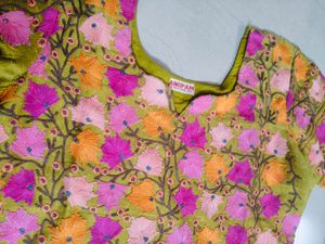 Kashmiri Hand Embroidered Kurti