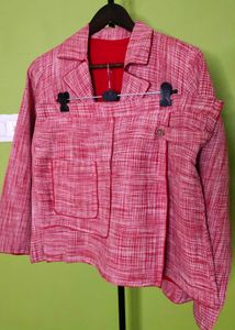 Linen Cotton Blazer New With Tag